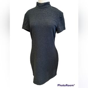 DW3 David Warren vintage black bodycon mini dress